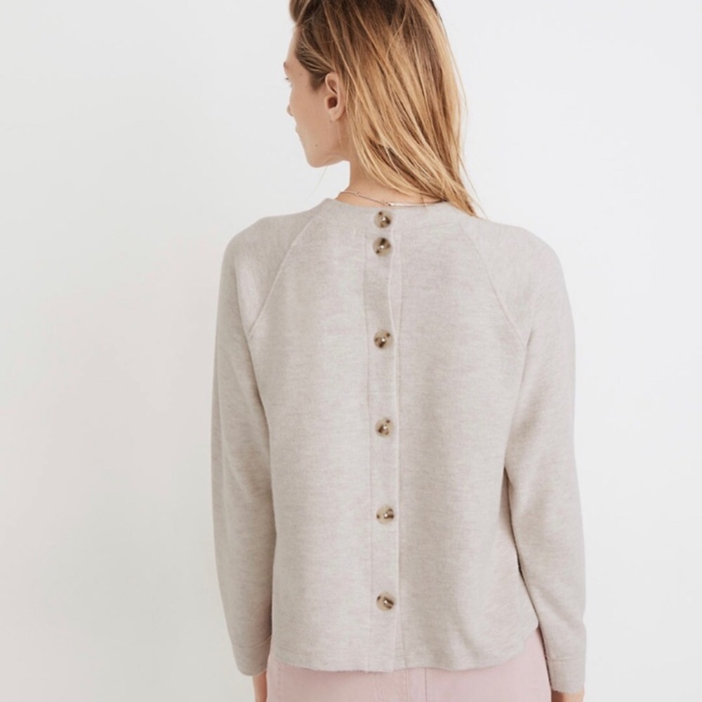 Madewell Button Back Sweater